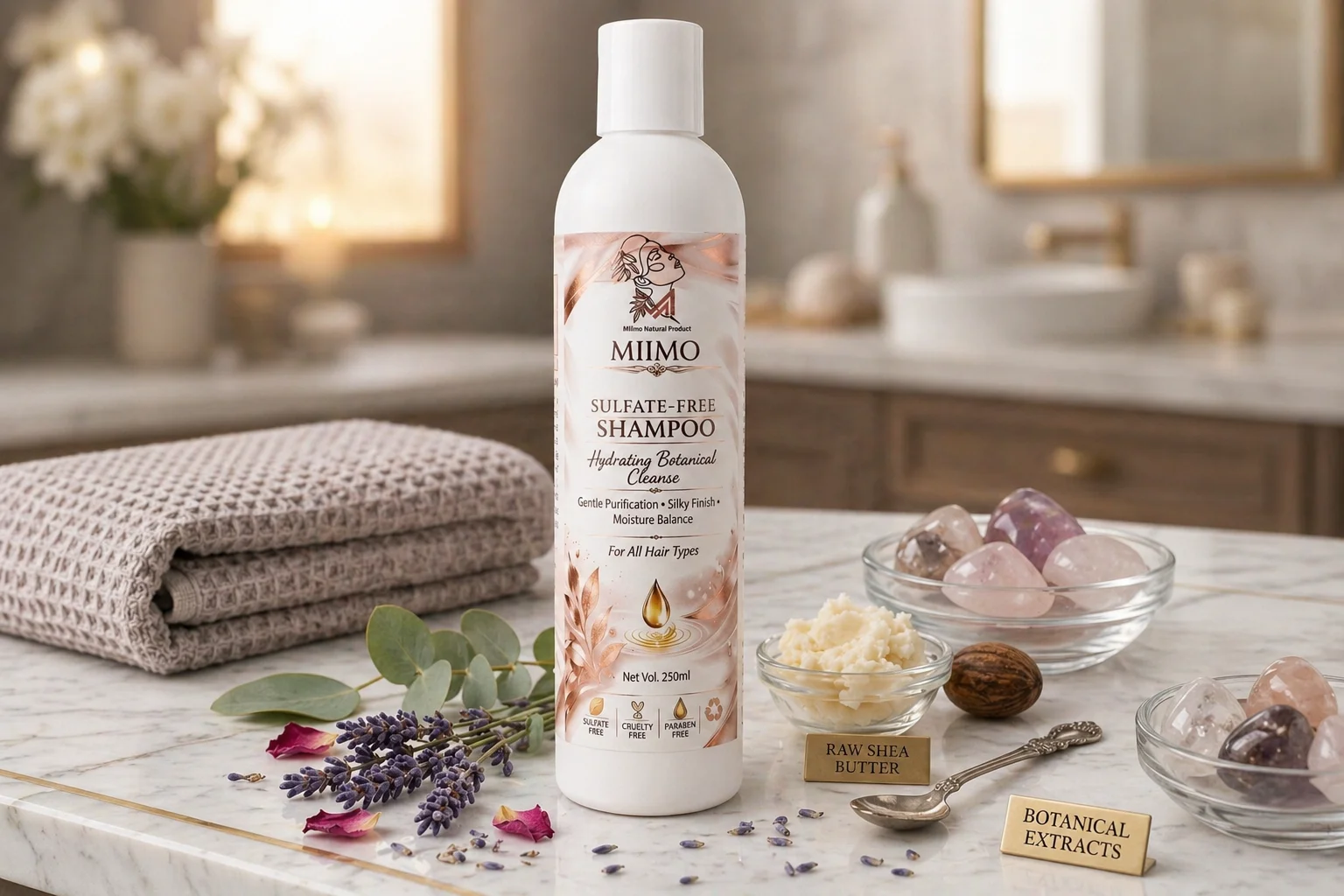 Sulfate free natural shampoo cleanser Kenya